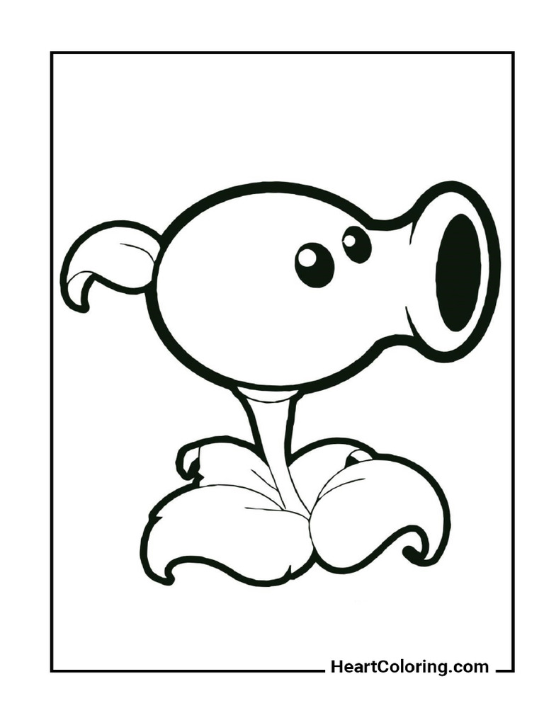 Plants Vs Zombies Coloring Pages | PDF