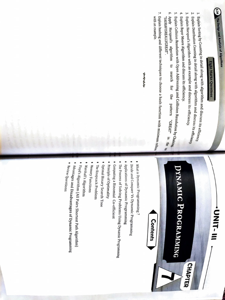 Design and Analysis of Algorithms 7 | PDF