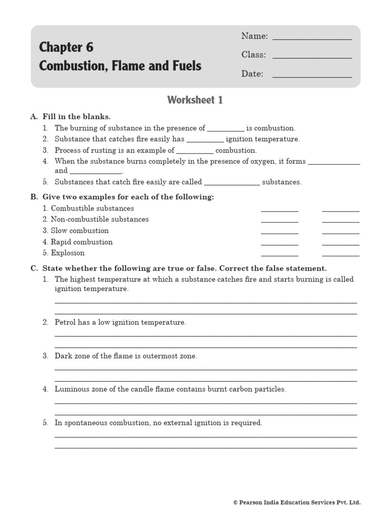 Combustion W1 | PDF