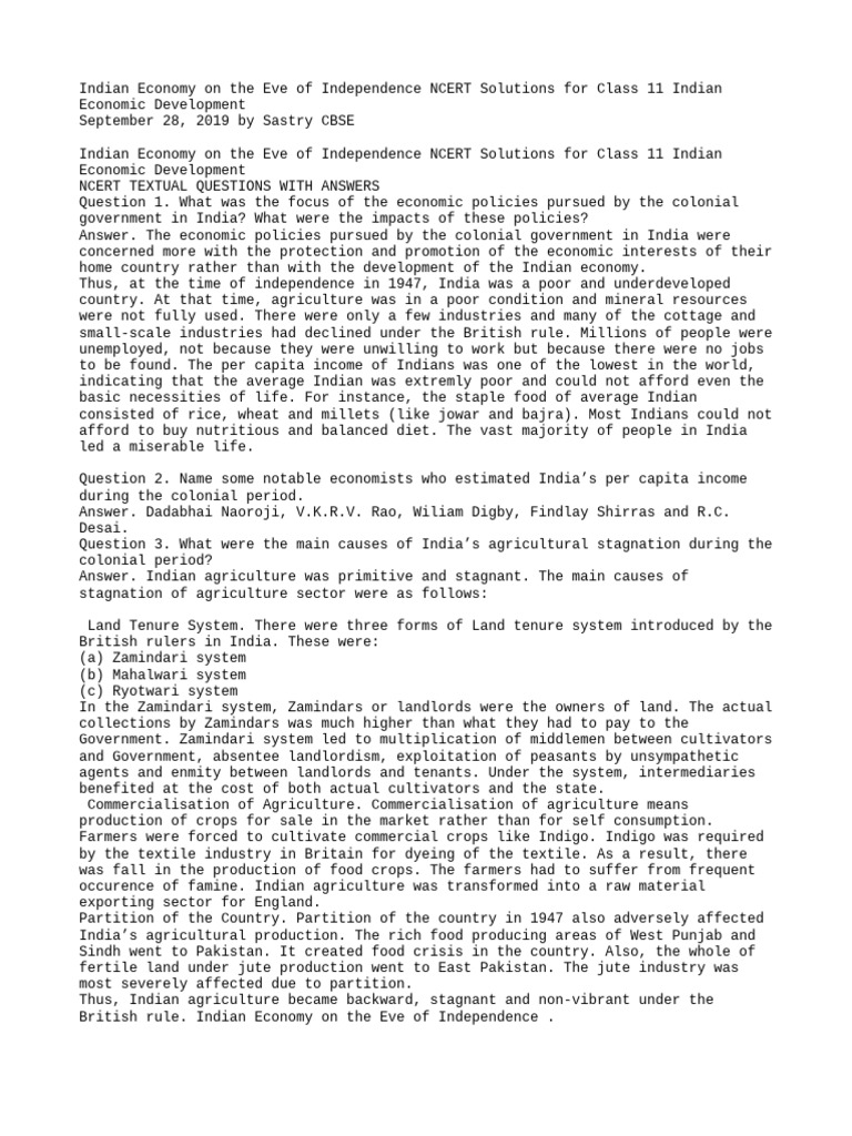 Eco 11 ch1 Ex | PDF