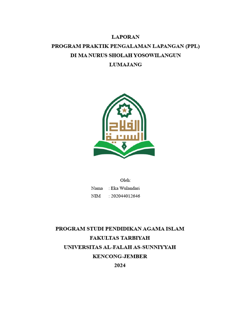 Laporan PPL 2 - Wulandari Finish | PDF