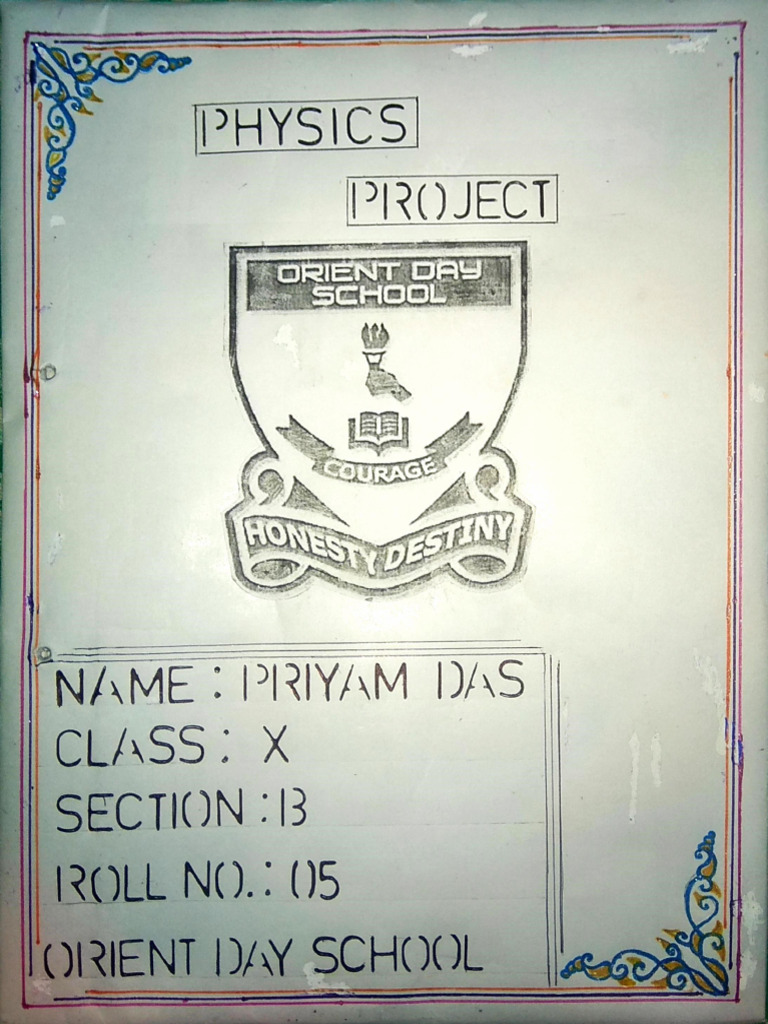 Physics project class 10 24 25 pdf