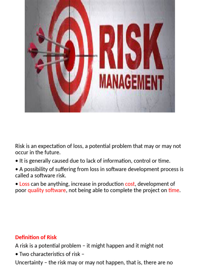 Risk Management-Unit 5-Cse | PDF
