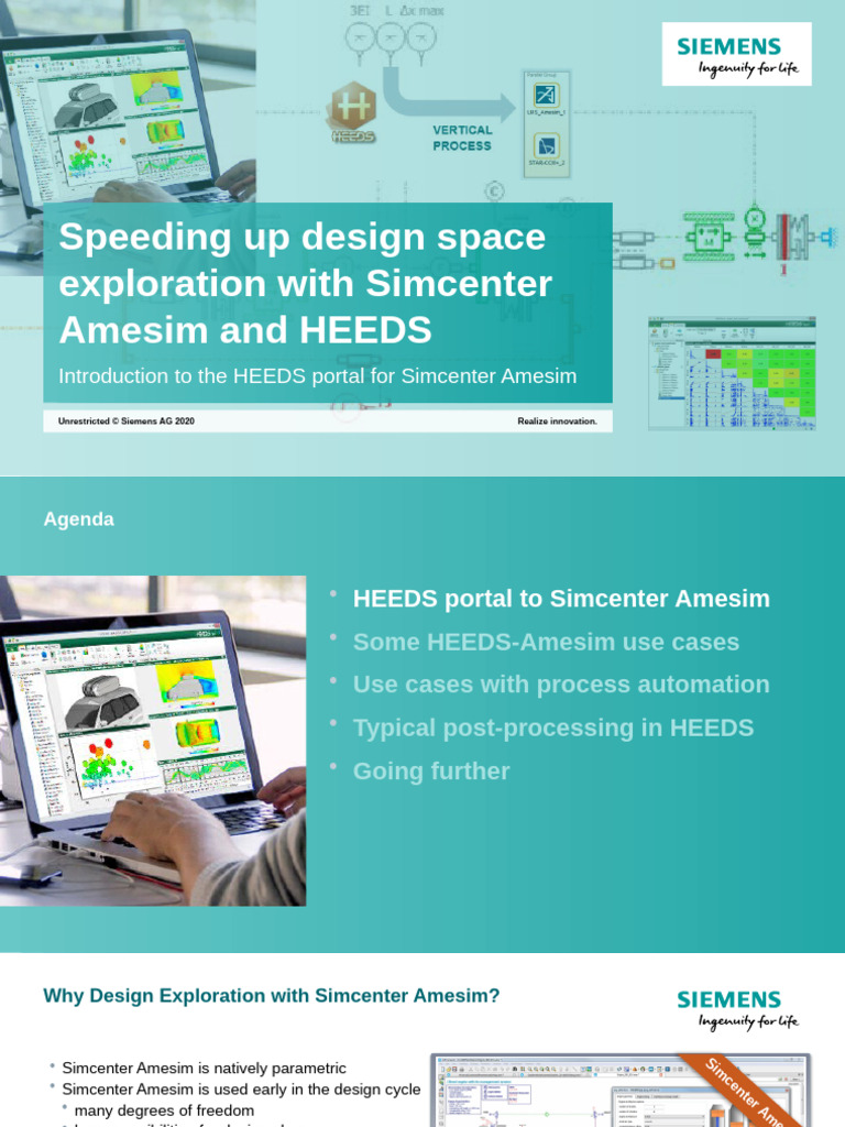 112.0 Simcenter Amesim and HEEDS Overview | PDF