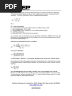 Calculate Mass Flow or Volumetric Flow for Any Gas