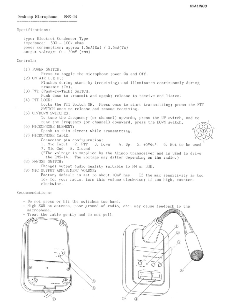 EMS-14 Users Manual | PDF