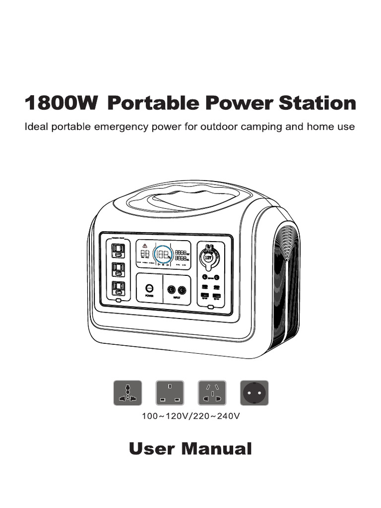 Oupes 1800w User Manual Pdf
