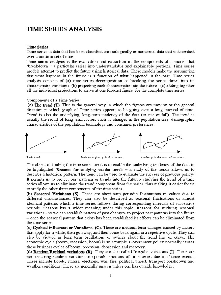 Time Series Analysis and Forecasting | PDF