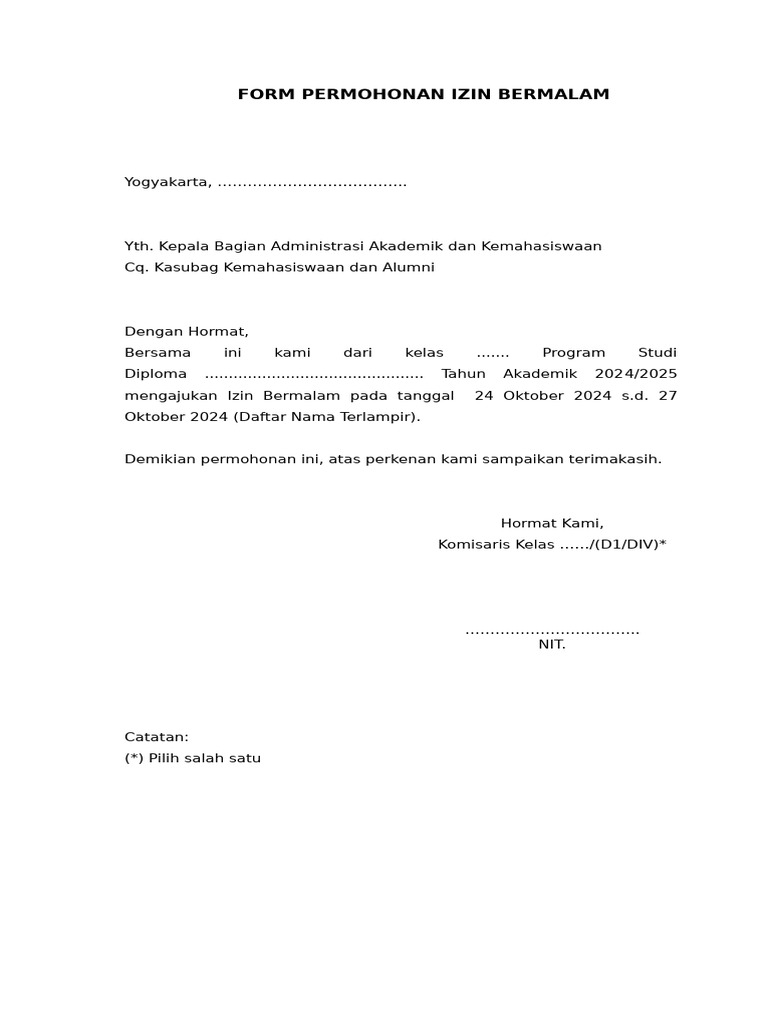 Form IB - Okt 2024 | PDF