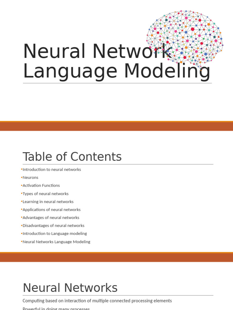 NLP NN Language Modeling Week5 | PDF | Artificial Neural Network ...