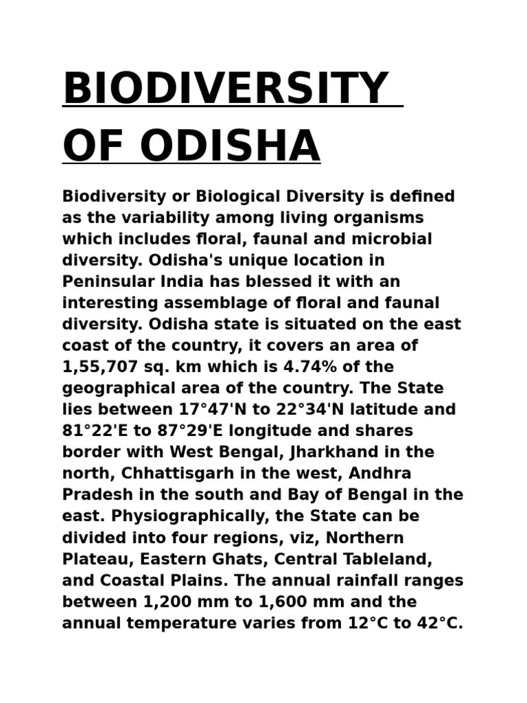 Abhinav Sciense Project File of Biodivercity Between Maharastra and ...