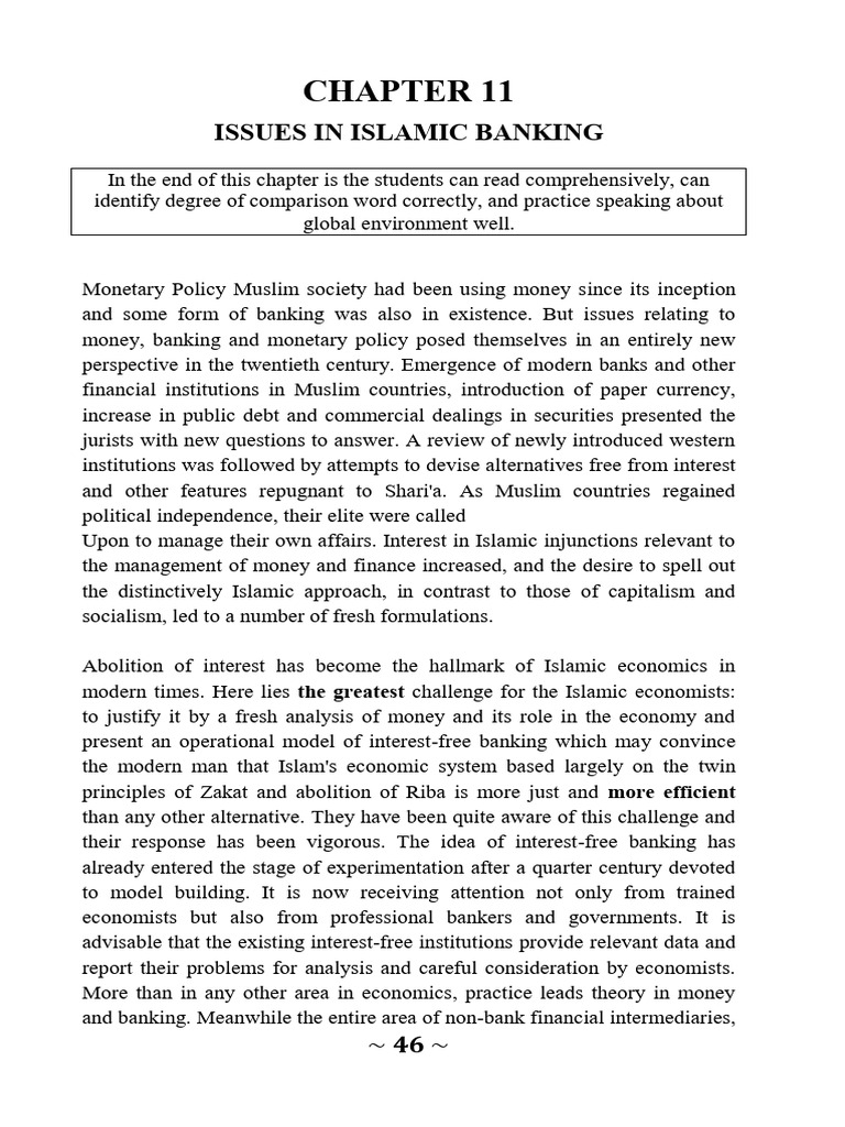 Issues in Islamic Banking | PDF