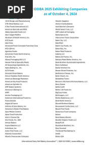 IDDBA2025 Exhibitor List