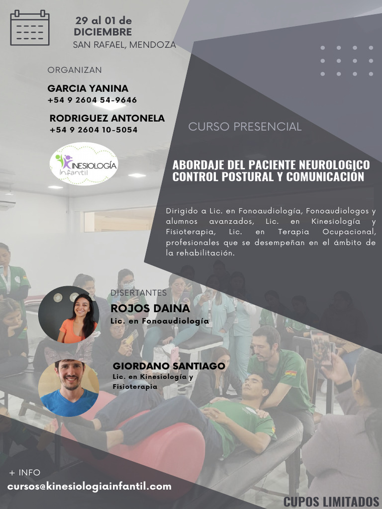 Curso Control Postural y Comunicacion | PDF