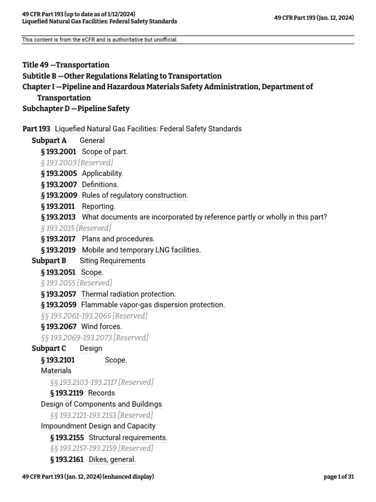 LNG Facilities Safety Standards 2024 | PDF | Liquefied Natural Gas ...