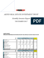 AKFEN GYO Monthly Report - December 2011