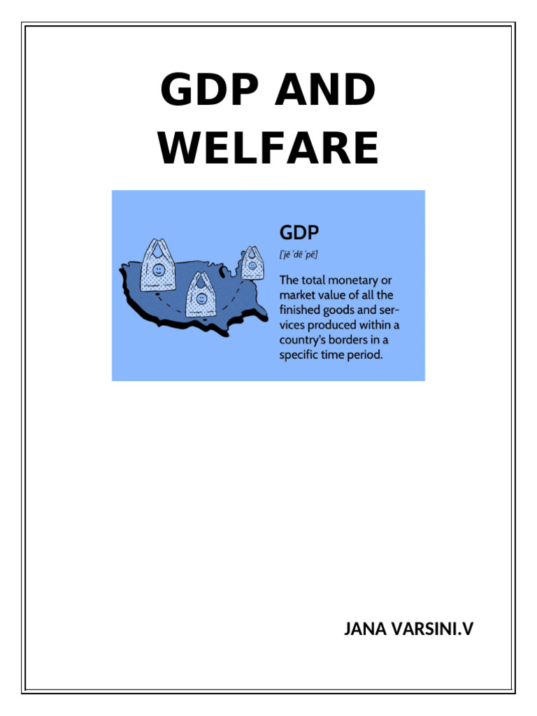 GDP and Welfare | PDF | Gross Domestic Product | Finance & Money Management