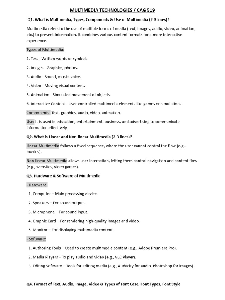 Multimedia | PDF