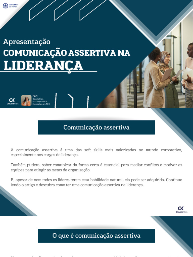 Comunicação Assertiva Na Liderança Pdf Liderança Carreira E