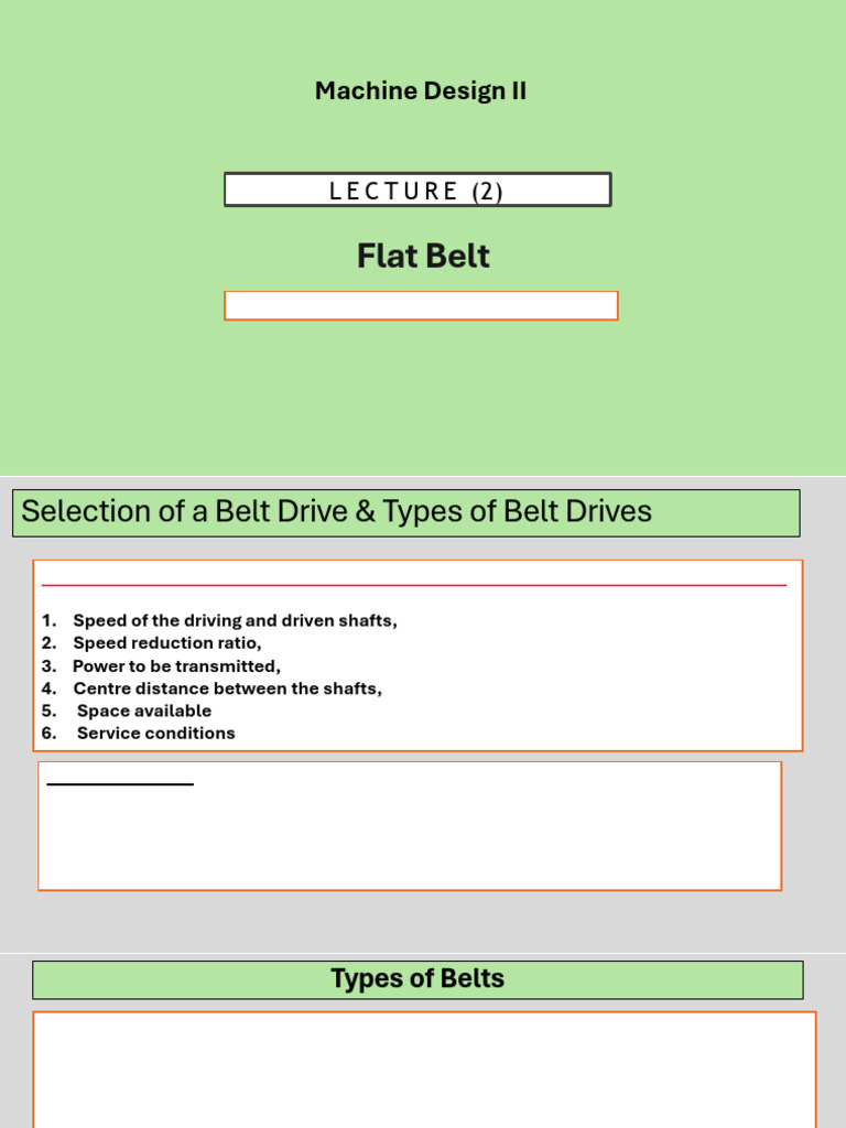 2 Flat Belt Pdf