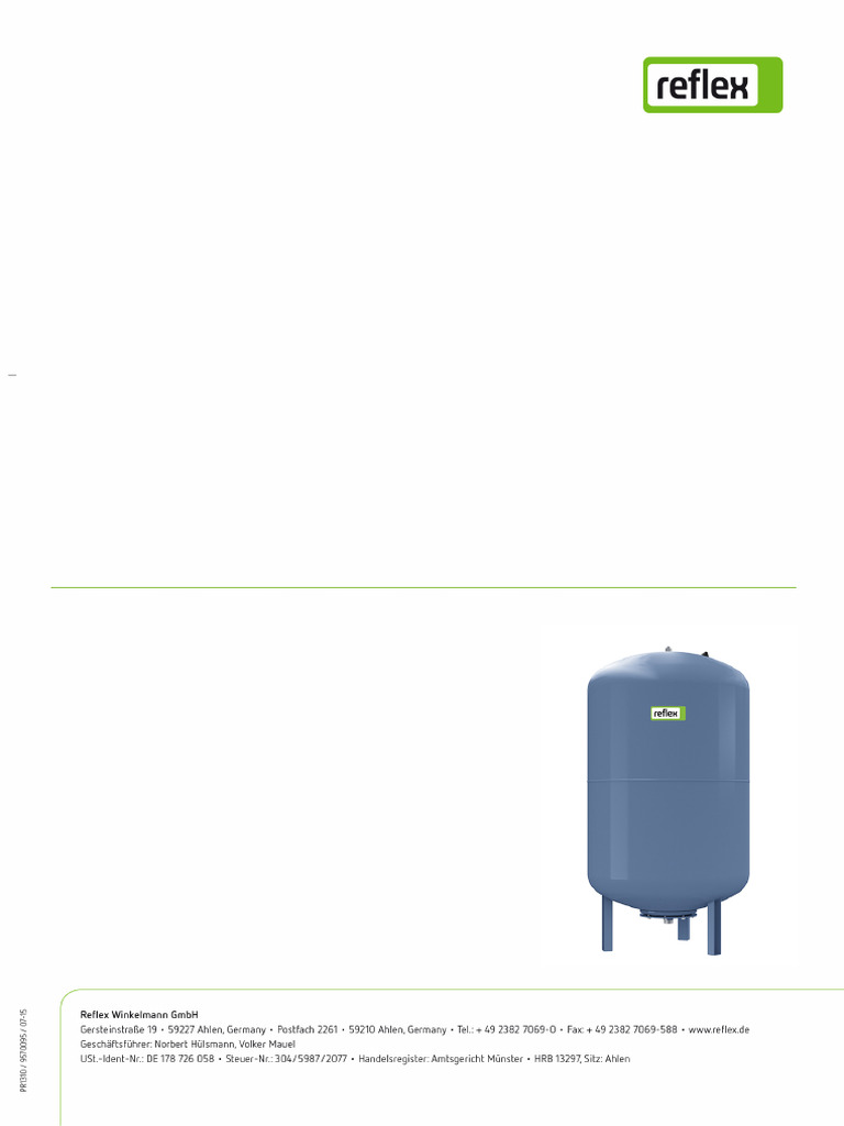 Refix DE 180 Pressure Vessel DN 50 | PDF | Technology & Engineering ...