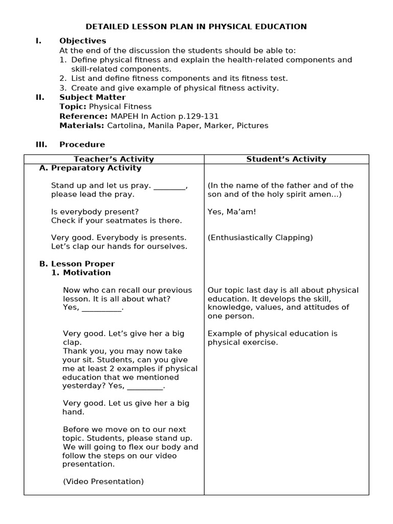 Physical Education Pdf