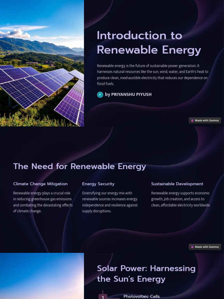 Introduction To Renewable Energy | PDF