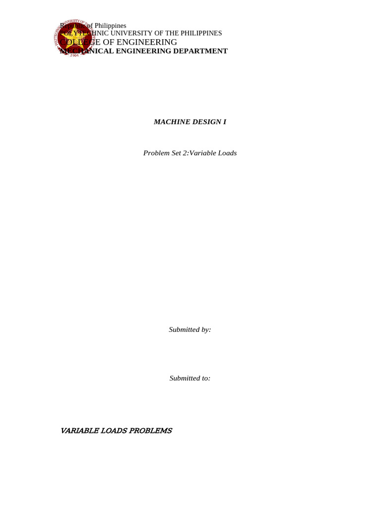 Safety Factor Calculations in Machine Design | PDF | Strength Of ...