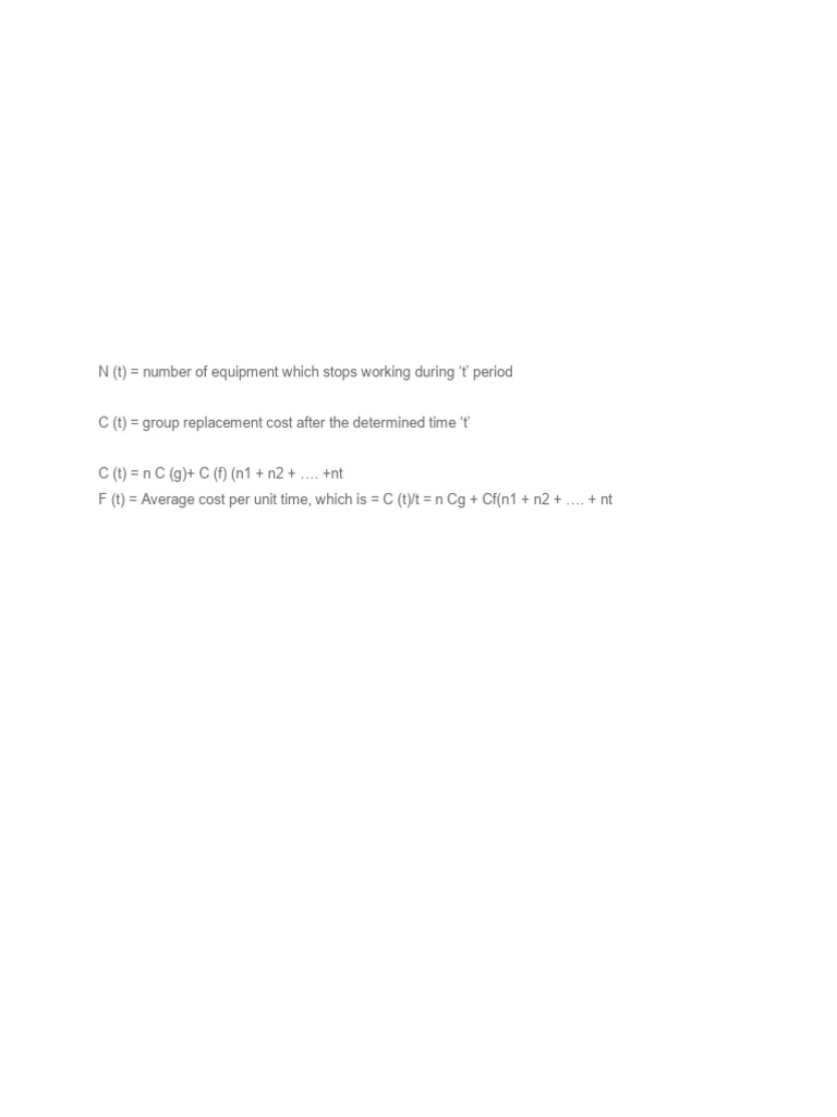 Group Replacement Policy | PDF