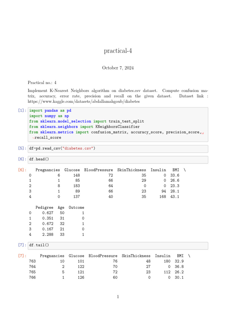 Practical 4 | PDF