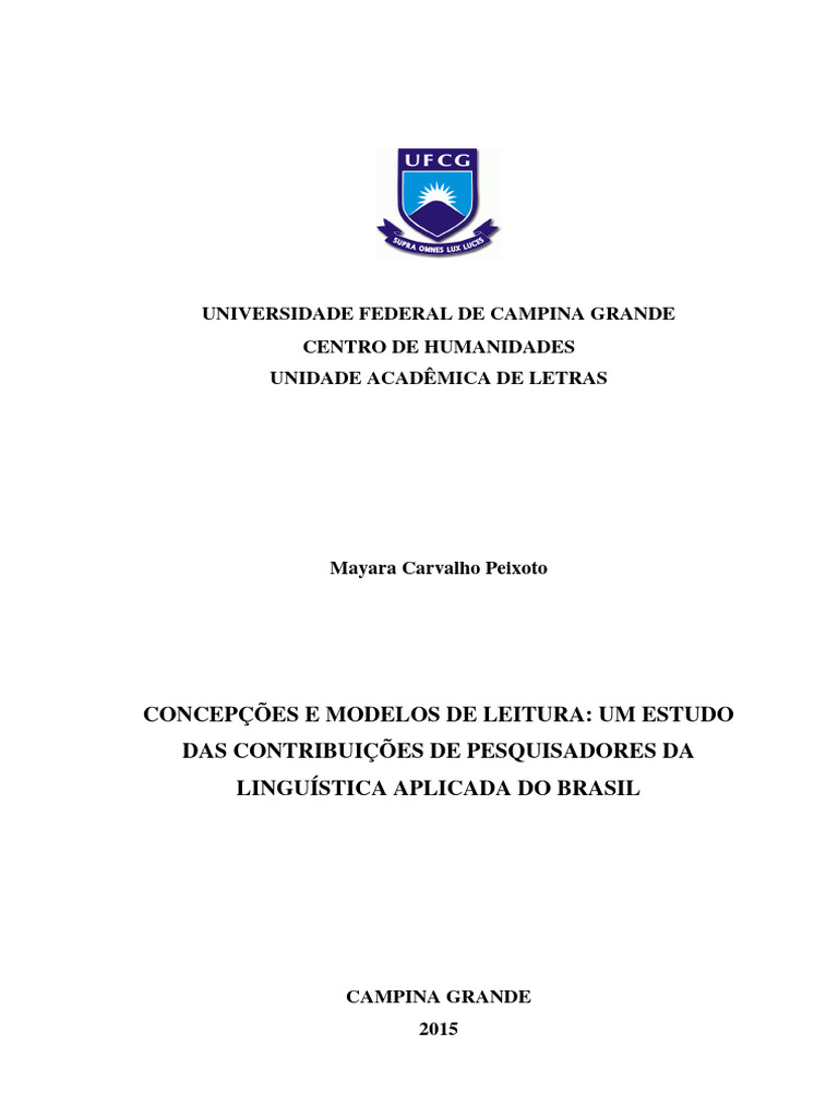 Texto 8 - Modelos de Leitura | PDF
