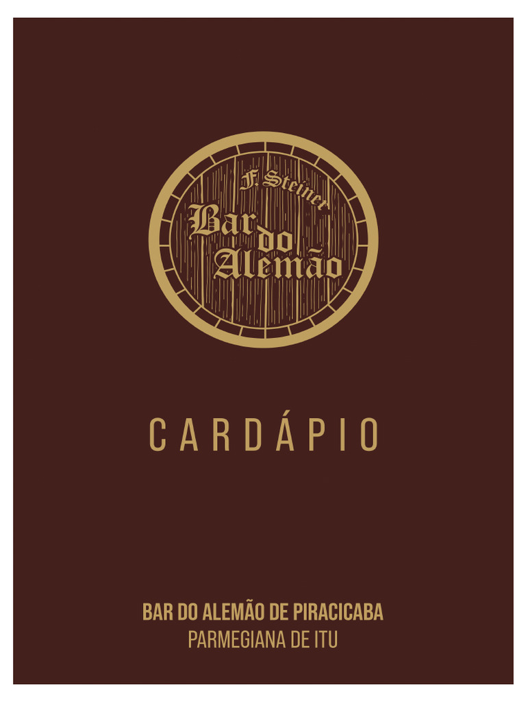 Cardapio bar do alemao pdf