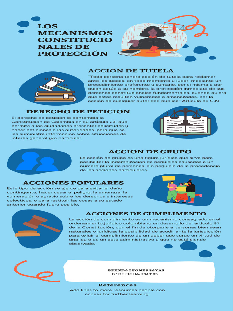 Mecanismos de Protección Constitucional en Colombia | PDF | Petición ...