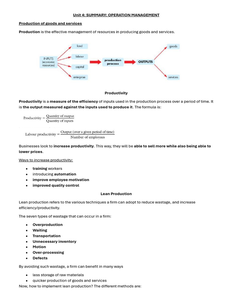 Resumen Unit 4 IGCSE | PDF