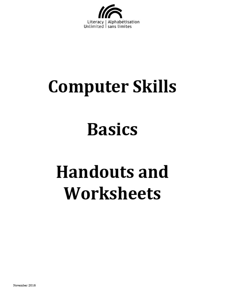 Basics Worksheets | PDF