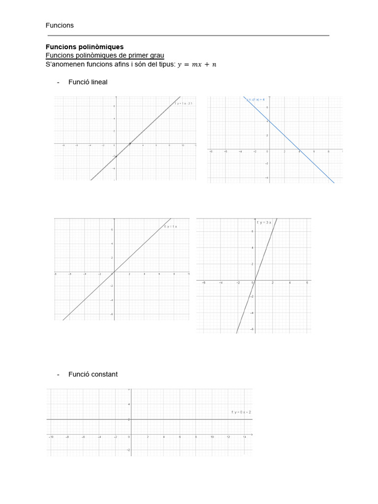 Funcions | PDF