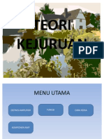 TEORI KEJURUAN