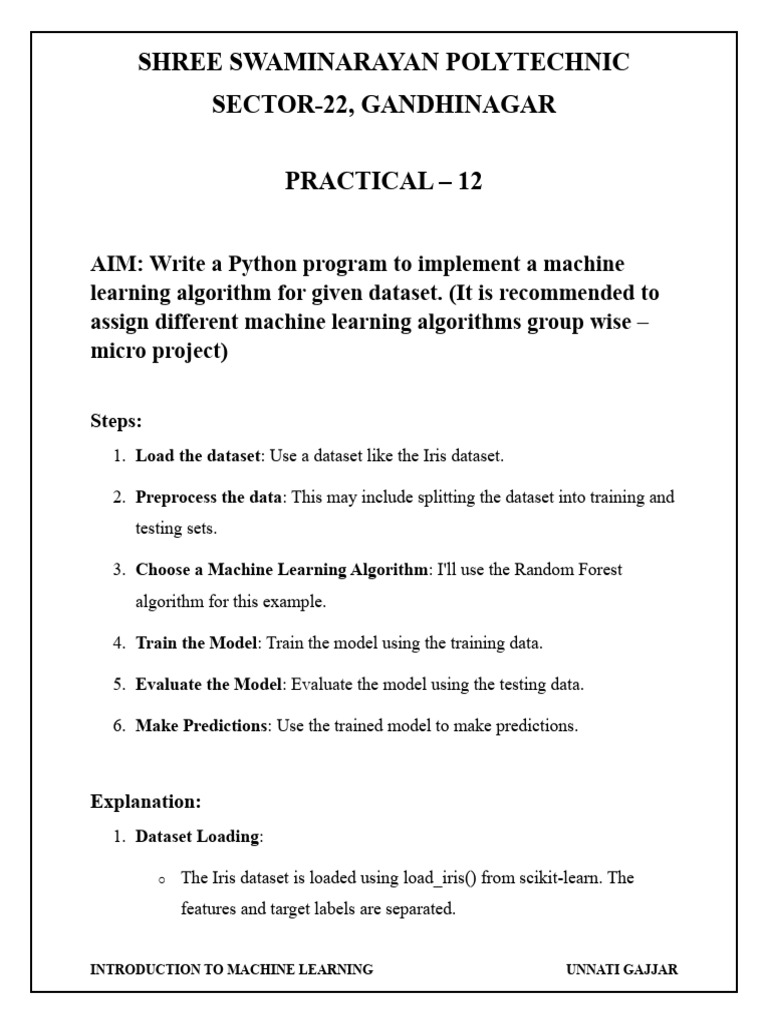 Implementación de Machine Learning en Python | PDF | Informática ...