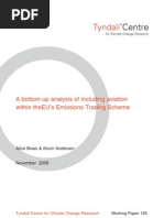 Download A bottom-up analysis of including aviation within the EUs Emissions Trading Scheme by Tyndall Centre for Climate Change Research SN7803647 doc pdf