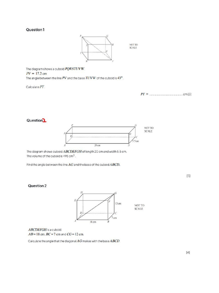 3d Trignometry | PDF