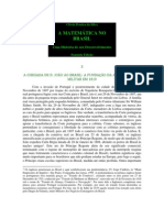 A Matemática No Brasil: Uma História de Seu Desenvolvimento