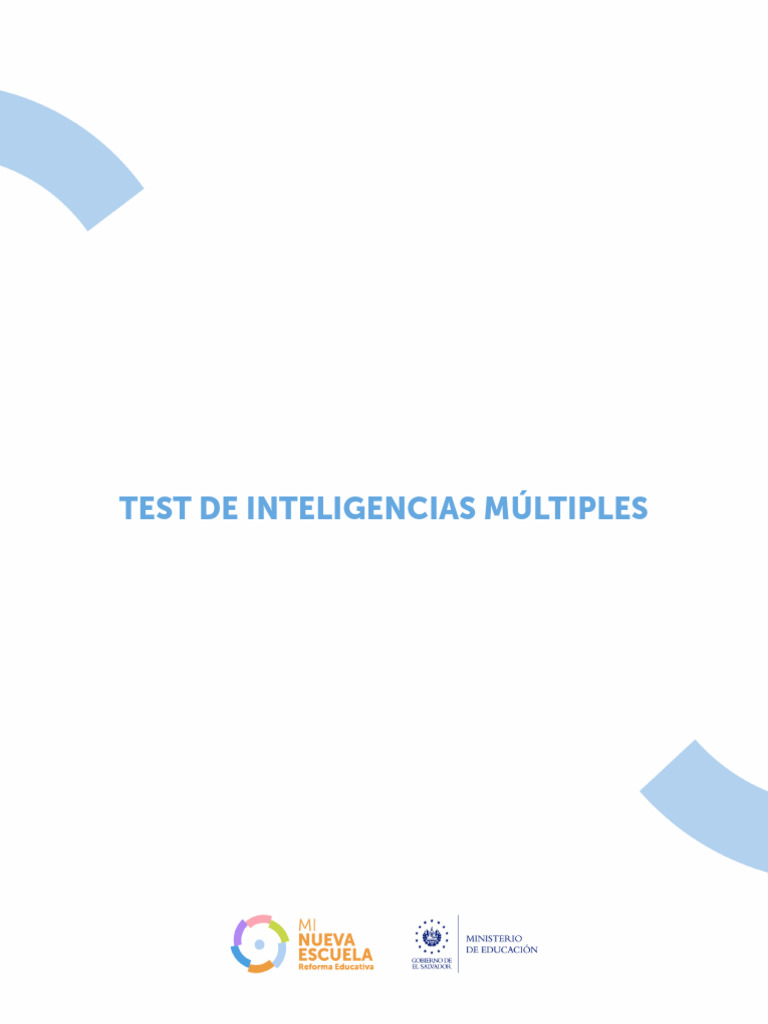 Test de Inteligencias Múltiples | PDF