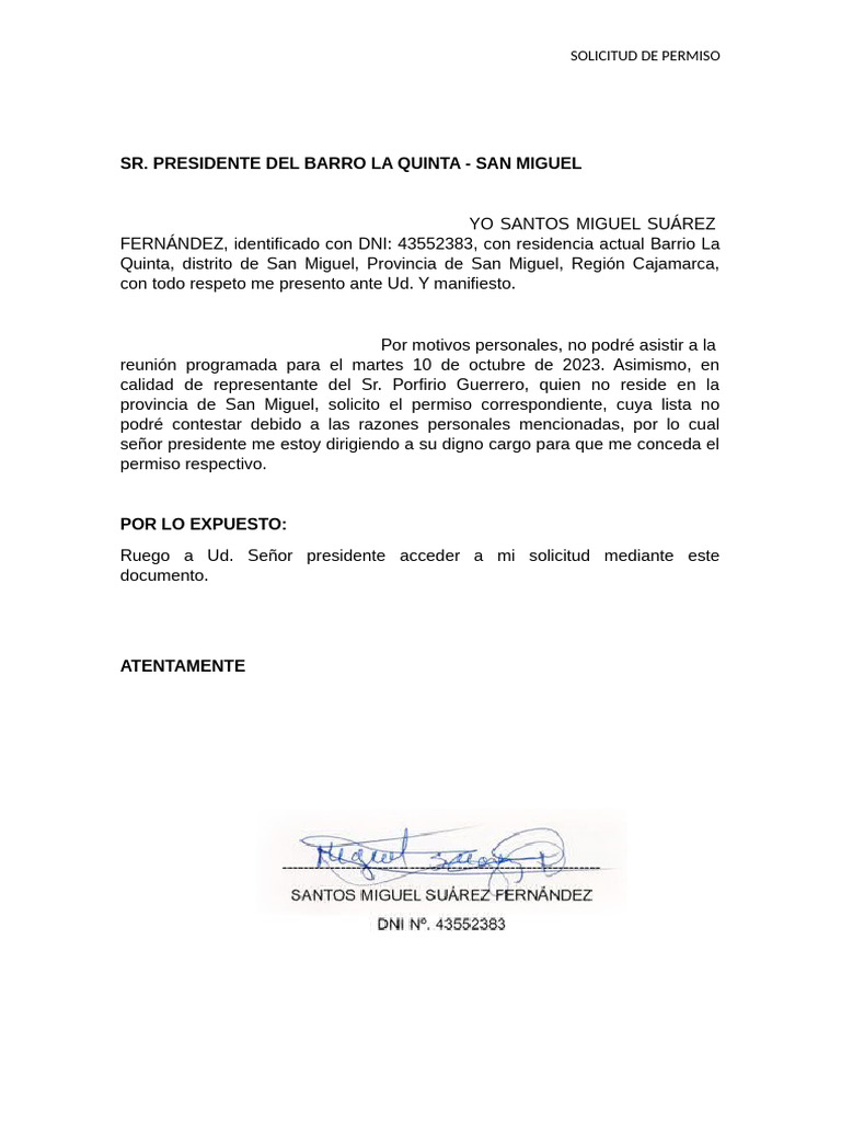 SOLICITUD | PDF