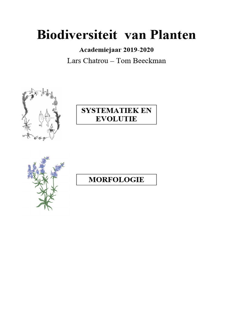 Biolplantkunde | PDF