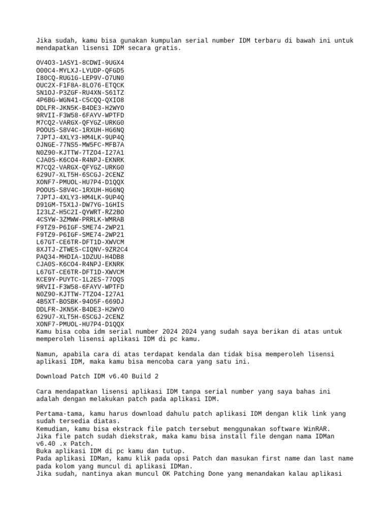 Seri idm pdf