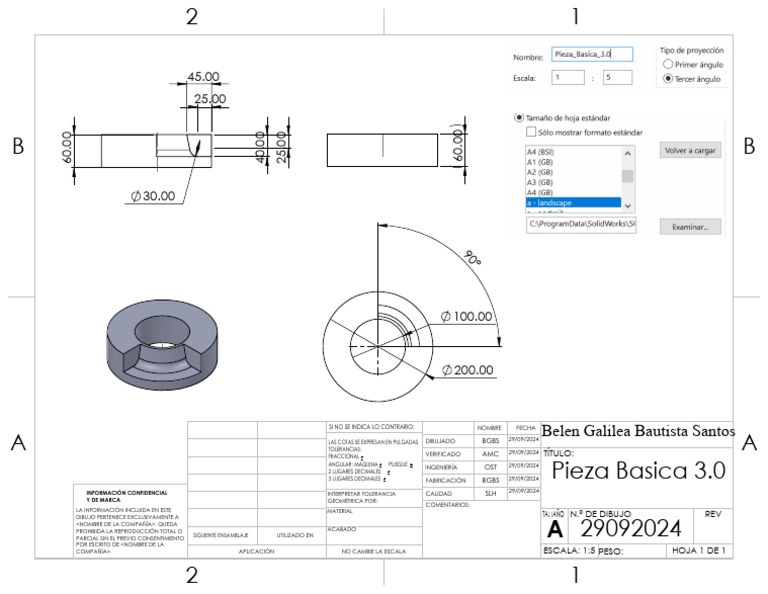 Especificaciones de Diseño de Pieza 3.0 | PDF
