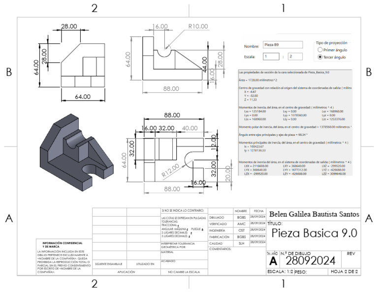 Pieza Basica ISO 9.1 | PDF