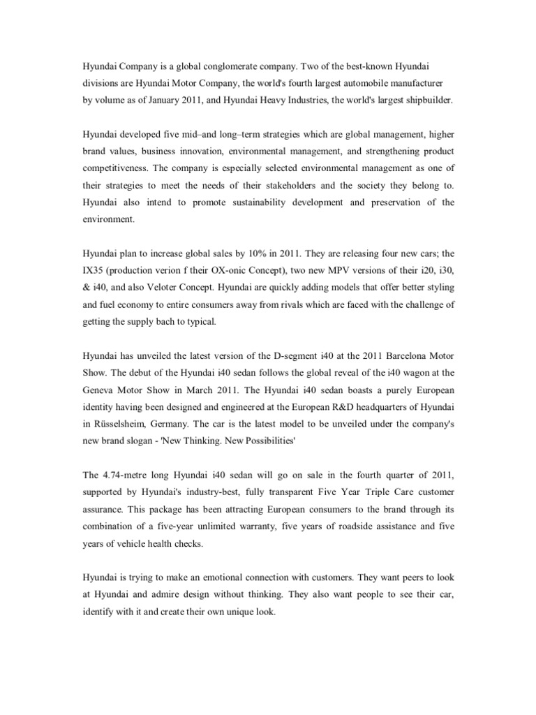 Hyundai | PDF