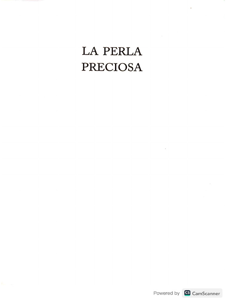 La Perla Preciosa | PDF