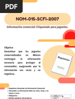Nom 015 Scfi 2007 | PDF | México | Juguetes